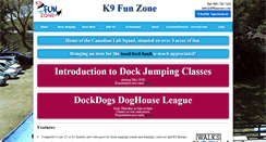 Desktop Screenshot of k9funzone.com